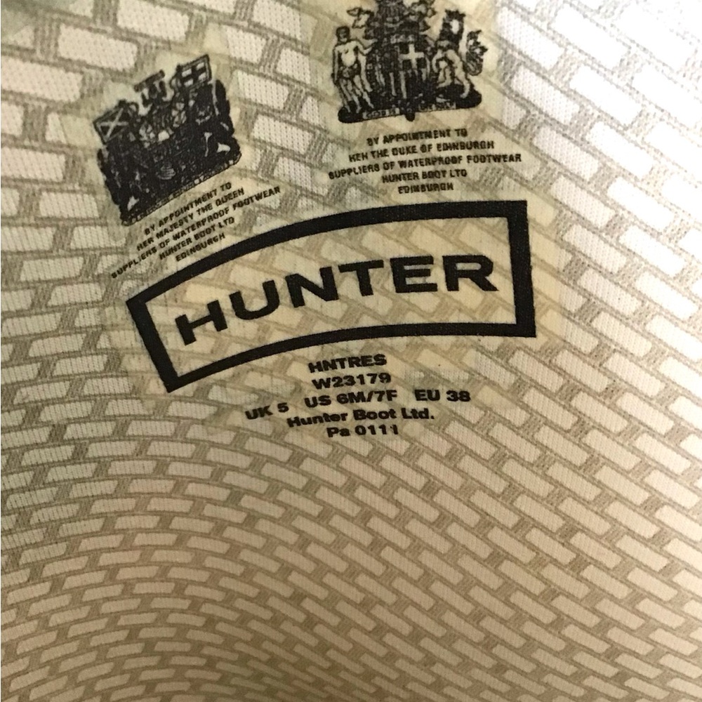 HUNTER Rubber Boots, Original Tall Matte Black. Size US 6M/7M Women's 7 - Picture 11 of 11